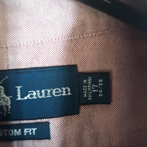 Ralph Lauren Button up Long Sleeve Custom Fit Mens - Picture 10 of 10